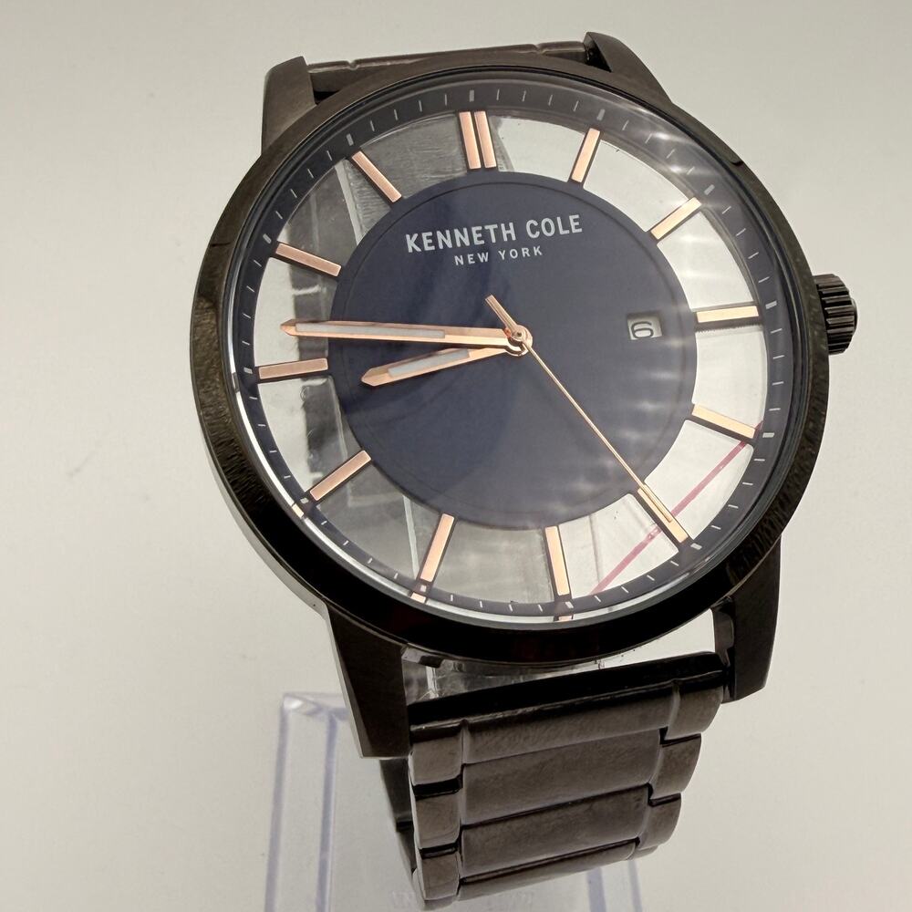 Kenneth Cole New York 'Transparency' Skeleton Automatic Watch